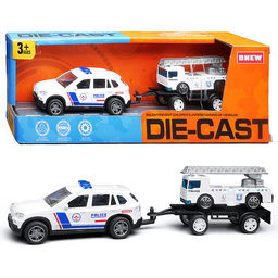 Машина "Городская служба полиции" металл, в коробке