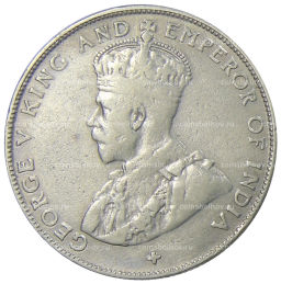 50 центов 1920 года Стрейтс Сетлментс