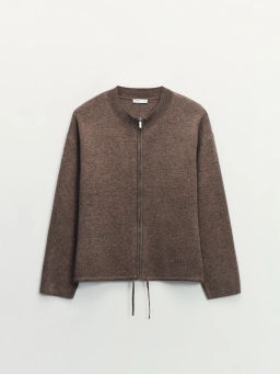 Оверсайз джемпер на молнии / Zarina фото 7