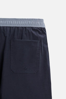 CONTRAST REGULAR SWIMMING TRUNKS - Zara фото 4