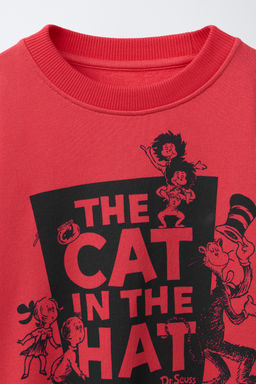 SUDADERA THE CAT IN THE HAT DR. SEUSS / Rojo