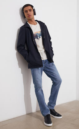 Джинсы F311-0136S l.blue - Fine joyce фото 2