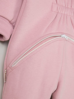 Комбинезон с клапаном Пудра утепленный - Bungly фото 5