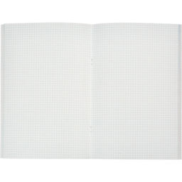 Тетрадь общая А4,96л,клет,скреп,обл.бумвинил,блок офсет-2 Синяя