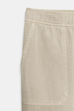 PANTAL?N CINTURA EL?STICA / Beige