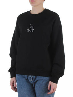 5012-1 BLACK Свитшот женский (100% хлопок)