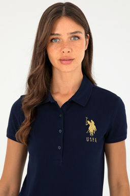 Kad_n Lacivert Basic Polo Yaka Ti__rt Sepette S_rpriz _ndirim - U.s. polo assn фото 2