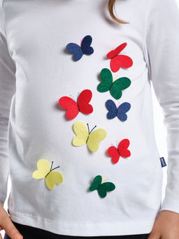 Футболка (лонгслив)	 UD 3859 белый - Mini maxi фото 3