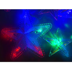 Электрогирлянда "Звезда" 2,4м, цветная