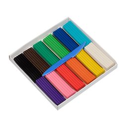 Лео Учись Пластилин классический LNMC-0112 240 г ( в картонной упаковке ) 12 цв  фото 4