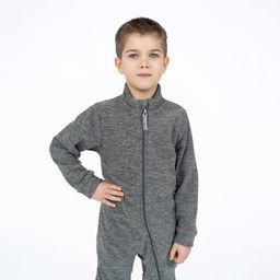 Комбинезон детский флисовый серый