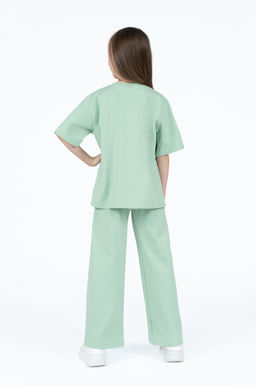 Костюм детский спортивный для девочки зеленый дым 7063 (152)