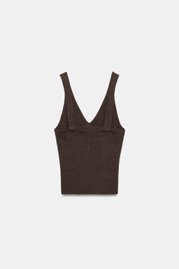 TOP PUNTO TIRANTES / Marr?n - Zara фото 6