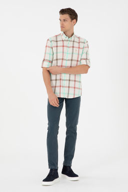 Мужская рубашка с длинным рукавом Stone - U.s. polo assn фото 4