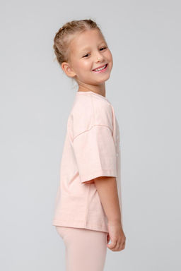 КР 301987-1/дымчатая роза фуфайка (футболка) для дев