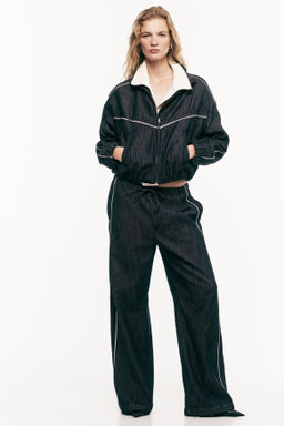 Pantal?n denim con cord?n de ajuste - H&m фото 2