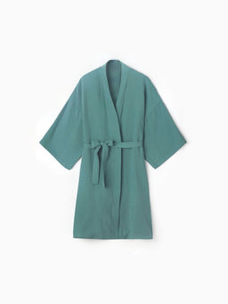 Халат домашний женский KAFTAN Basic, размер 48-50, зелёный