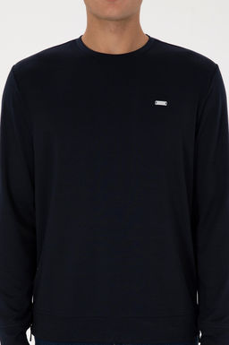 Erkek Lacivert Sweatshirt