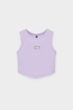 Crockid _ КР 302694/пастельно-лиловый к541 майка-топ для дев фото 2
