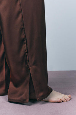 SILK PYJAMA TROUSERS - Zara фото 3