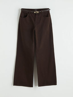 Beli Kemerli W?deleg Kad?n Jean Pantolon