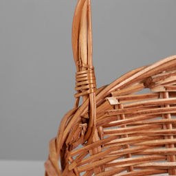 Корзин плетёная для хранения Hleda, ива, бежевая, набор 3 шт.