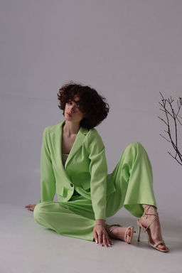 7931 Костюм брючный светло-зелёный - Martichelli фото 25