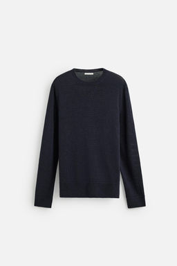 LINEN-COTTON SWEATER - Zara фото 7