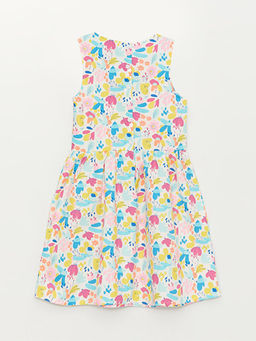 Bisiklet Yaka Desenli K?z ?ocuk Elbise - Waikiki фото 2