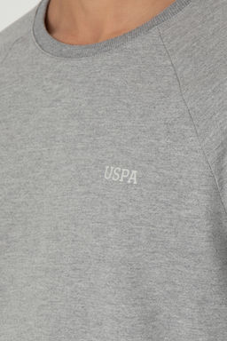 Мужской серый меланжевый свитшот Неожиданная скидка в корзине - U.s. polo assn фото 9