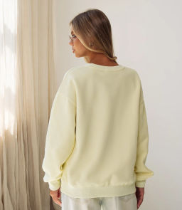 Свитшот #КТF003, светло-жёлтый