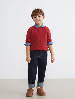 Erkek ?ocuk Basic Triko Kazak