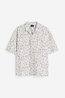 Camisa resort estampada Oversized Fit - H&m фото 6