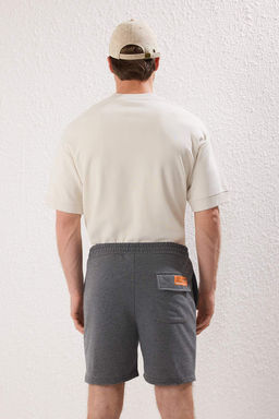 TRENDYOL MAN Siyah Regular/Normal Kesim Orta Boy Sehir Bask?l? Sort TMNSS22SR0406 - Trendyolmilla фото 5