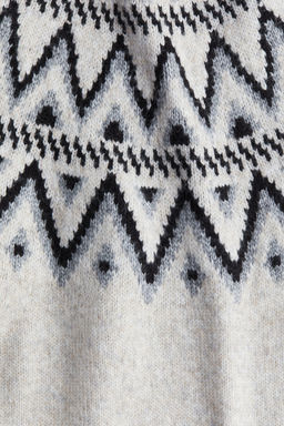 Jacquard-knit polo-neck jumper - H&m фото 7