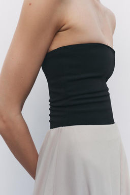 STRETCH BANDEAU BODYSUIT - Zara фото 9