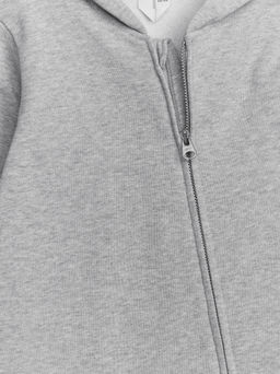 Mono de punto con capucha