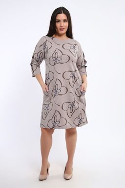 Платье Натали из хлопка мультиколор