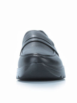 03-5309 BLACK Полуботинки женские (натуральная кожа)