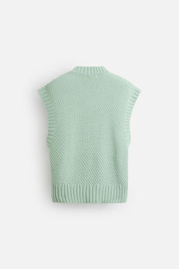 TEXTURED KNIT VEST - Zara фото 9