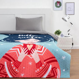 Покрывало детское Этель 1,5 сп Hello winter, 145х210 см, микрофибра