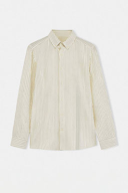 Ekru Slim Fit/Dar Kal?p Erkek Gomlek TMNSS26GO00015