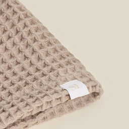 Халат вафельный мужской SL HOME: Basic «Саббиа», размер XL, хлопок 100%, коричневый