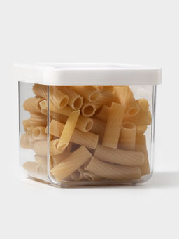 Ёмкость для хранения сыпучих продуктов IDEA «Степ», 650 мл, 10×9.5, пластик, крышка белая