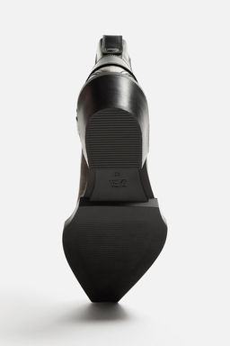 LEATHER COWBOY BOOTS - Zara фото 8