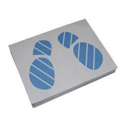 Коврики бумажные двухслойные "Следы ног", 405х500 мм, 20 шт