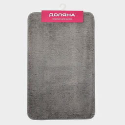 Коврик для дома Доляна Нина, 50?80 см, ворс короткий, серый  фото 6