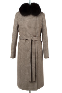 Мех натуральный (песец) Пальто утепленное Термофинн 100 г - El podio фото 6