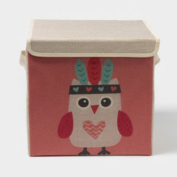 Короб стеллажный для хранения с крышкой Совушка-индеец, 292928.5 см - Simaland фото 2