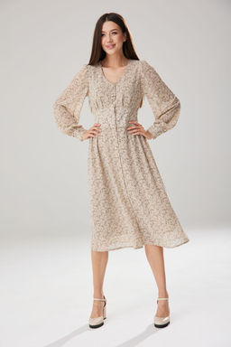 Платье Lars Style 804 бежевый